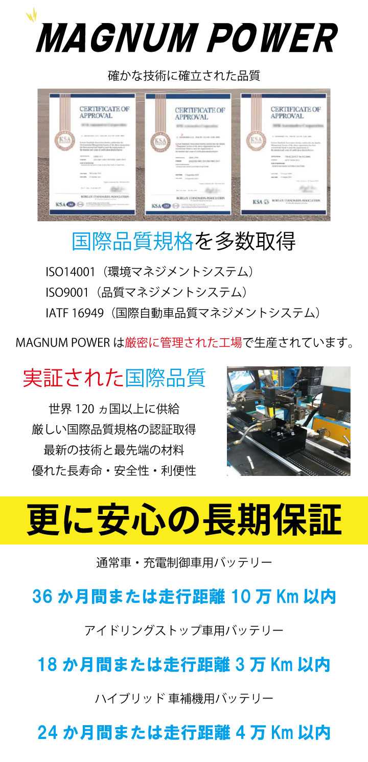 N－BOX＋ DBA-JF2 2013(H25) 12 アイドリングストップ車用バッテリー [M-M-42R] マグナムパワー 大容量  JIS規格互換品番[B20R] バッテリー | sapporo-memorial.jp
